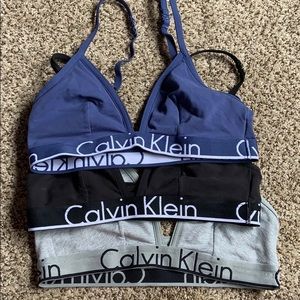 3 Calvin Klein bra bundle